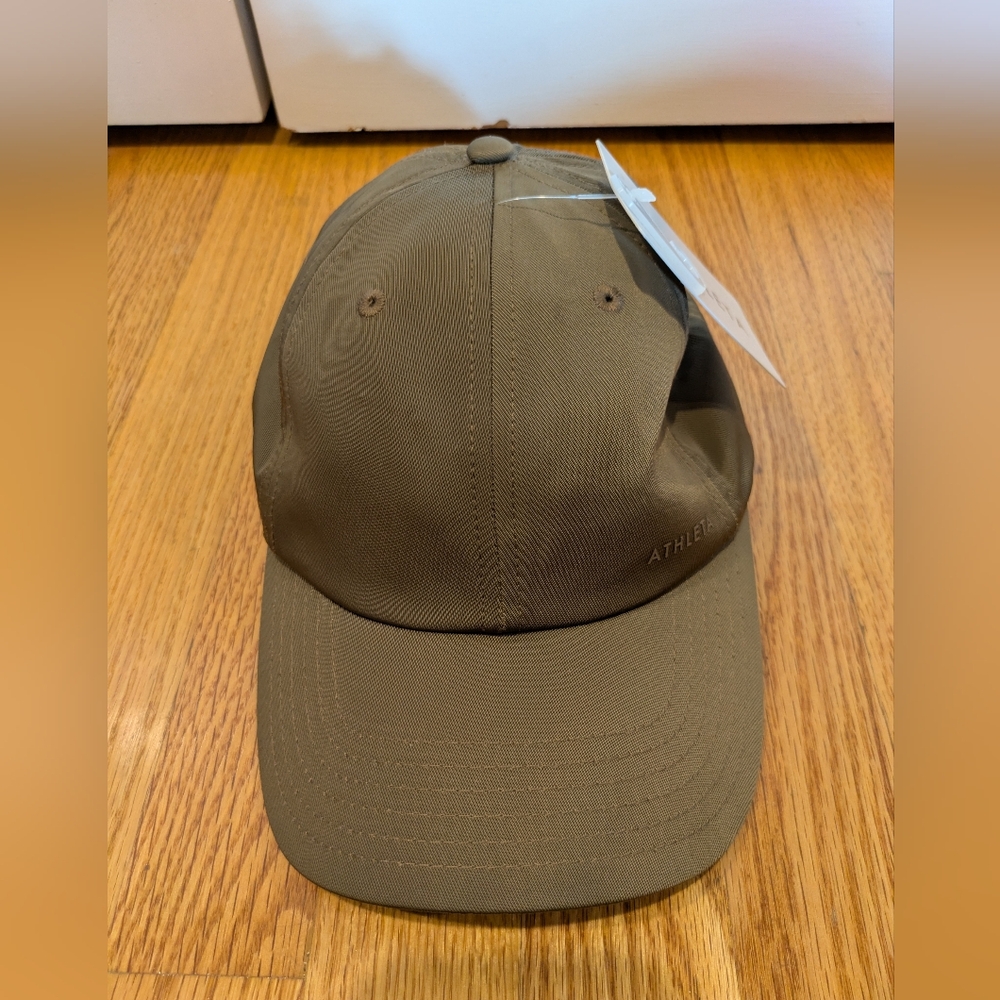 NWT ATHLETA Sateen Cap Hat Stratus Gray
